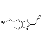 CAS#: 64513-30-0, (6-Methoxy-1,3-benzothiazol-2-yl)acetonitrile
