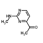 CAS#: 645419-05-2, 1-[2-(Methylamino)-4-pyrimidinyl]ethanone