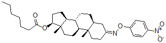 CAS#: 64584-47-0, 17beta-Heptanoyloxy-5alpha-Androstan-3-One O-(4-Nitrophenyl)Oxime