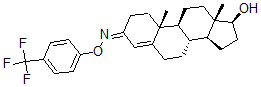 CAS#: 64584-80-1, 17beta-Hydroxyandrost-4-En-3-One O-(alpha,alpha,alpha-Trifluoro-p-Tolyl)Oxime
