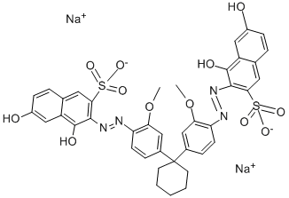 CAS 登录号：6459-69-4， 酸性红 134