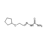 CAS#: 64598-09-0, (2E)-2-[2-(Cyclopentyloxy)ethylidene]hydrazinecarboxamide