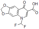 CAS#: 64621-47-2, 5-(Difluoromethyl)-8-oxo-5,8-dihydro[1,3]dioxolo[4,5-g]quinoline-7-carboxylic acid