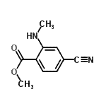 CAS#: 64630-03-1, Methyl 4-cyano-2-(methylamino)benzoate
