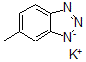 CAS 登录号：64665-53-8， 6(7)-甲基-1H-苯并三唑钾盐 (1:1)