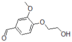 CAS#: 64673-04-7, 4-(2-Hydroxyethoxy)-3-Methoxy-Benzaldehyde