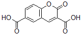 CAS 登录号：6468-68-4， 2-氧代-alpha-苯并吡喃-3,6-二甲酸