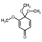 CAS#: 64701-03-7, 3,4,4-Trimethoxy-2,5-cyclohexadien-1-one