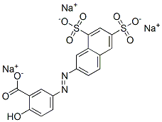 CAS#: 6471-07-4, 2-Hydroxy-5-[(6,8-Disulfo-2-Naphtyl)Azo]Benzoic Acid Trisodium Salt