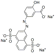CAS#: 6471-08-5, 2-Hydroxy-5-[(4,8-Disulfo-2-Naphtyl)Azo]Benzoic Acid Trisodium Salt