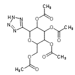 CAS#: 64714-42-7, 2,3,4,6-Tetra-O-acetyl-1,5-anhydro-1-(2H-tetrazol-5-yl)hexitol