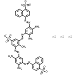 CAS#: 6473-05-8, Trisodium 4,4'-{(2-Methyl-5-Sulfonato-1,3-Phenylene)Bis[2,1-Diazenediyl(4,6-Diamino-3,1-Phenylene)-2,1-Diazenediyl]}Di(1-Naphthalenesulfonate)