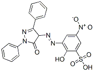 CAS#: 64743-14-2, 3-[(4,5-Dihydro-5-Oxo-1,3-Diphenyl-1H-Pyrazol-4-Yl)Azo]-2-Hydroxy-5-Nitrobenzenesulphonic Acid