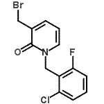 CAS 登录号：647825-28-3， 3-(溴甲基)-1-(2-氯-6-氟苄基)-2(1H)-吡啶酮
