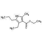 CAS#: 647836-66-6, Ethyl 4-ethyl-2-methyl-5-propyl-1H-pyrrole-3-carboxylate