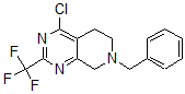 CAS#: 647863-01-2, 4-Chloro-5,6,7,8-Tetrahydro-7-(Phenylmethyl)-2-(Trifluoromethyl)-Pyrido[3,4-d]Pyrimidine