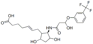 CAS#: 64812-14-2, 7-(N-((2R)-Hydroxy-2-(3-Trifluoromethylphenyloxy)Ethylcarbonyl)-2-Amino- 3,5-Dihydroxycyclopentyl)-5-Heptenoic Acid