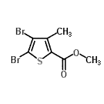 CAS#: 648412-53-7, Methyl 4,5-dibromo-3-methyl-2-thiophenecarboxylate