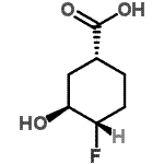 CAS#: 648419-92-5, (1R,3S,4S)-4-Fluoro-3-hydroxycyclohexanecarboxylic acid