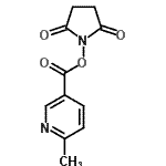 CAS 登录号：648422-42-8， 1-{[(6-甲基-3-吡啶基)羰基]氧基}-2,5-吡咯烷二酮