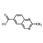 CAS#: 648423-83-0, 2-Methyl-6-quinazolinecarboxylic acid