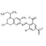 CAS#: 6486-13-1, 6-[(2-Bromo-4,6-Dinitrophenyl)Diazenyl]-1-Sec-Butyl-7-Methyl-1,2,3,4-Tetrahydro-3-Quinolinol
