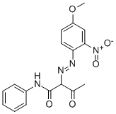 CAS#: 6486-21-1, 2-[(4-Methoxy-2-Nitrophenyl)Azo]Acetoacetanilide