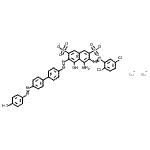 CAS#: 6486-55-1, Disodium 4-Amino-3-[(2,5-Dichlorophenyl)Diazenyl]-5-Hydroxy-6-({4'-[(4-Hydroxyphenyl)Diazenyl]-4-Biphenylyl}Diazenyl)-2,7-Naphthalenedisulfonate