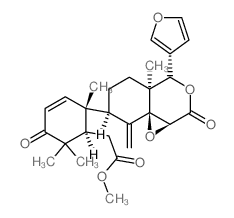CAS#: 6488-63-7, (1R,2R)-2-[(1aS,8aS)-4beta-(3-Furyl)-Octahydro-4abeta-Methyl-8-Methylene-2-Oxooxireno[d][2]Benzopyran-7alpha-Yl]-2,6,6-Trimethyl-5-Oxo-3-Cyclohexene-1-Acetic Acid Methyl Ester
