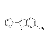CAS#: 6488-89-7, 5-Methyl-2-(1H-Pyrazol-1-Yl)-1H-Benzimidazole