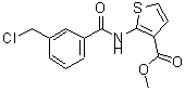 CAS#: 648859-85-2, Methyl 2-{[3-(chloromethyl)benzoyl]amino}-3-thiophenecarboxylate