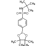 CAS 登录号：648905-63-9， N-(2-甲基-2-丙基)-4-(4,4,5,5-四甲基-1,3,2-二氧杂环戊硼烷-2-基)苯磺酰胺