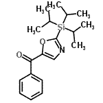CAS#: 648929-24-2, Phenyl[2-(triisopropylsilyl)-1,3-oxazol-5-yl]methanone