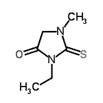 CAS 登录号：64895-98-3， 3-乙基-1-甲基-2-硫代-4-咪唑烷酮