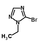 CAS#: 64907-55-7, 5-Bromo-1-ethyl-1H-1,2,4-triazole