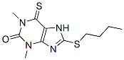 CAS 登录号：6493-29-4， 8-丁基硫代-1,3-二甲基-6-硫代-1,6-二氢-7H-嘌呤-2(3H)-酮