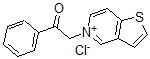 CAS 登录号:64955-45-9, 5-苯甲酰甲基噻吩并(3,2-c)吡啶鎓氯化物