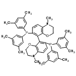 CAS#: 649559-70-6, 7,7'-Bis[bis(3,5-dimethylphenyl)phosphino]-4,4'-dimethyl-3,3',4,4'-tetrahydro-2H,2'H-8,8'-bi-1,4-benzoxazine