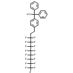 CAS#: 649561-66-0, [4-(3,3,4,4,5,5,6,6,7,7,8,8,9,9,10,10,10-Heptadecafluorodecyl)phenyl](diphenyl)methanol