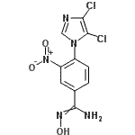 CAS#: 649665-53-2, 4-(4,5-Dichloro-1H-imidazol-1-yl)-N'-hydroxy-3-nitrobenzenecarboximidamide