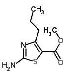 CAS 登录号：649737-00-8， 甲基2-氨基-4-丙基-1,3-噻唑-5-羧酸酯