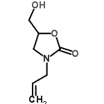 CAS 登录号：649761-78-4， 3-烯丙基-5-(羟基甲基)-1,3-恶唑烷-2-酮