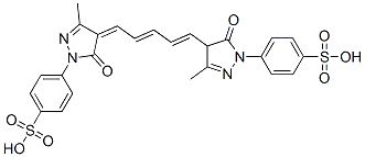 CAS#: 65059-52-1, 4-[4-[5-[1,5-Dihydro-3-Methyl-5-Oxo-1-(4-Sulphophenyl)-4H-Pyrazol-4-Ylidene]Penta-1,3-Dienyl]-4,5-Dihydro-3-Methyl-5-Oxo-1H-Pyrazol-1-Yl]Benzenesulphonic Acid