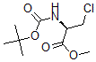 CAS 登录号：651035-84-6， N-叔丁氧羰基-3-氯-L-丙氨酸甲酯