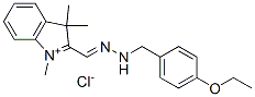 CAS#: 65122-07-8, 2-[[(4-Ethoxyphenyl)Methylhydrazono]Methyl]-1,3,3-Trimethyl-3H-Indolium Chloride