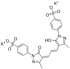CAS 登录号：65132-20-9， P-[4,5-二氢-4-[3-[5-羟基-3-甲基-1-(4-磺酸基苯基)-1H-吡唑-4-基]烯丙基亚基]-3-甲基-5-氧代-1H-吡唑-1-基]苯磺酸二钾