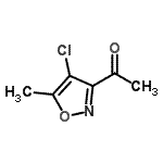 CAS#: 651355-11-2, 1-(4-Chloro-5-methyl-1,2-oxazol-3-yl)ethanone