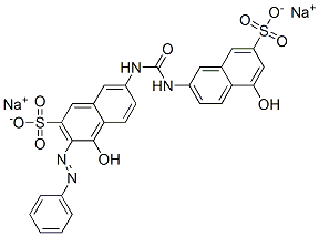 CAS#: 65152-25-2, Disodium 4-Hydroxy-7-[[[(5-Hydroxy-7-Sulphonato-2-Naphthyl)Amino]Carbonyl]Amino]-3-(Phenylazo)Naphthalene-2-Sulphonate
