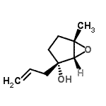 CAS 登录号：651706-37-5， (1R,2S,5S)-2-烯丙基-5-甲基-6-氧杂双环[3.1.0]己烷-2-醇