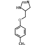 CAS 登录号：652128-77-3， 5-[(4-甲基苯氧基)甲基]-4,5-二氢-1H-咪唑